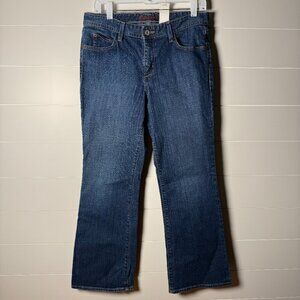 Eddie Bauer Denim Blue Jeans Classi Fit Size 8 Short Specially Dyed